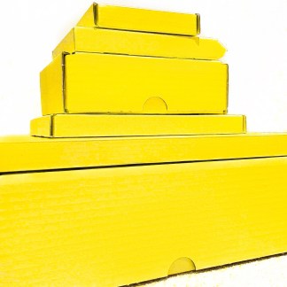 Yellow Postal Boxes